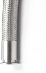 HFS(R) 1.5″ Tri Clamp Stainless Braided Hose 60″ Length w/ PTFE Lines 300 PSI