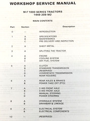 Massey Ferguson 1010 1020 Tractor Service Repair Shop Manual Technical Workshop