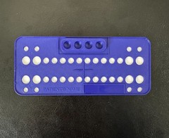 Dental Orthodontic Bracket Trays 25 pcs Ortho Bracket Trays – color – Blue