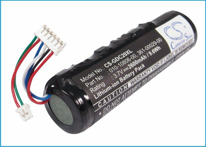 2600mAh Battery for Garmin Astro System DC20,DC30,DC40,010-10806-0,AC00-12542
