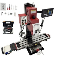 Precision Brushless Milling and Drilling Machine+Axis X Power Feed+Grating Ruler