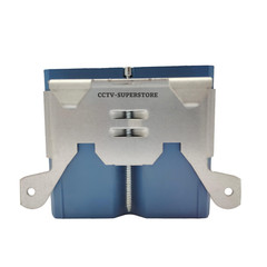 5 Pack 1-Gang ETL New Work Switch/Outlet Box Adjustable Bracket 21 Cu In Plastic