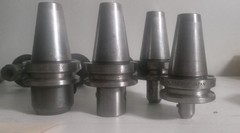 Lot of 10 BT40 Tool Holders – No Pull Studs, No Collets, Pre-Owned. No Tooling