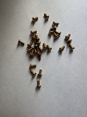 BRASS PAN HEAD SLOTTED MACHINE SCREWS. 5/40 x 1/4” 30 PCS. NEW