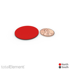 1.25 x 1/16 Inch Neodymium Disc Magnets N52 with 3M Adhesive (10 Pack)