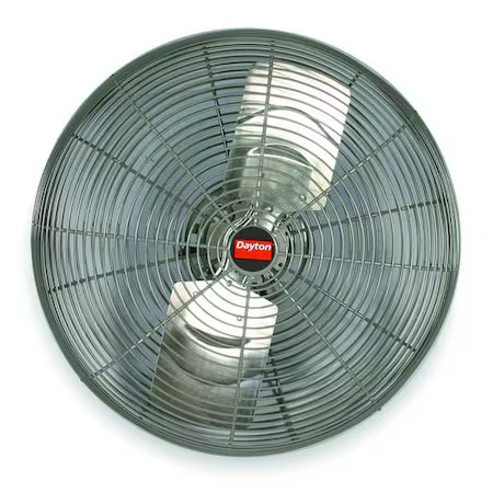 Dayton 1Zcn7 Corrosion Resistant Standard Duty Industrial Fan, Ceiling Mount,