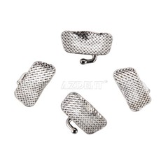 4pcs Dental Orthodontic Metal Buccal Tube Roth 0.022 1st Molar Non-conv AZDENT