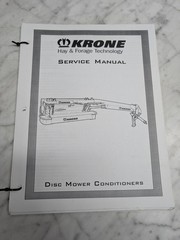 KRONE AMT 283 DISC MOWER CONDITIONERS SERVICE MANUAL REPAIR MAINTENANCE SHOP