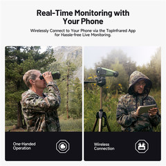 2025 Topdon TS004 Thermal Monocular Camera 1x/2x/4x/8x Manual focus