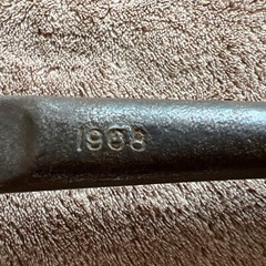 Vintage Williams USA spud Superrench #1908 iron worker Alloy 1 1/4″ Rat Tail