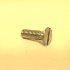 #10-32 Slotted Oval Head Countersunk Machine Screws Stainless Steel 5/8” Length