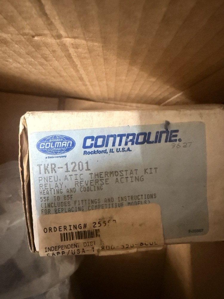 Schneider Barber-Colman TKR-1201 Pneumatic Room Thermostat Kit