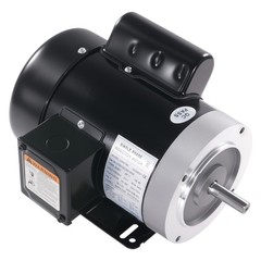 1HP Electric Motor 3450RPM AC115V/230V 56C Frame 1-Phase 5/8″ Keyed Shaft