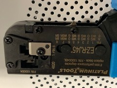 Platinum Tools 100004C EZ-RJ45® Crimp Tool, Cat 5, Cat6, RJ-11, RJ-12, RJ-45