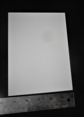 7.50″ x 5.50″ x 0.025″ THIN RECTANGULAR ALUMINA CERAMIC SHEET No.: 504