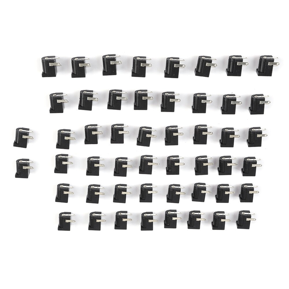 50x 5.5mm X 2.1mm DC Power Barrel Jack Adapter Breadboard Fit