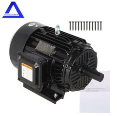 Electric Motor 5 HP 3 Phase 1800 RPM 184T Frame TEFC 230/460 Volt Severe Duty US