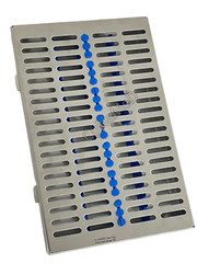 GERMAN DENTAL AUTOCLAVE STERILIZATION CASSETTE RACK BOX TRAY FOR 20 INSTRUMENT