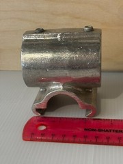 Hollaender NuRail Side-Mount Rail Flange – 1-1/4” IPS Aluminum Pipe Base Bracket