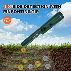 Metal Detector HandHeld Pro Pinpointer Pointer Probe Waterproof Sensitive Tester