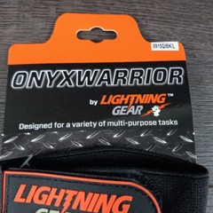 Lightning Gear Onyx Warrior Mechanic’s Gloves, Black, Large Style:0915Q