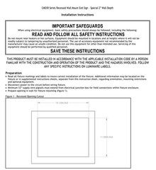 Kenall Cleanroom LED recessed wall mount Emergency Exit Stainless Steel NIB