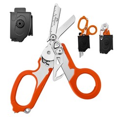Emergency Trauma Shears Medic Emt Heavy Duty Multi Purpose Shears Orange Handle