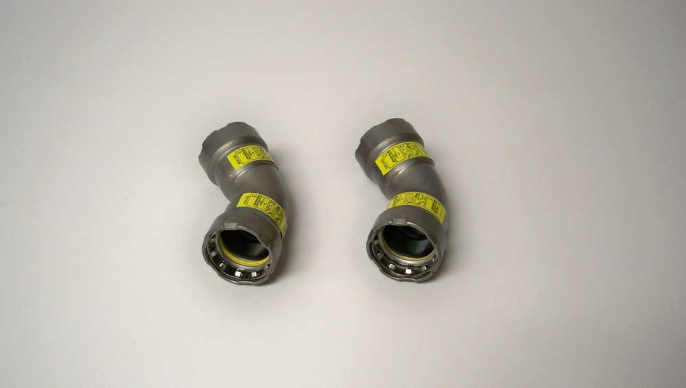 *NEW* Viega 25236 MegaPressG 45° Elbow 3/4″ x 3/4″ (Qty 2)