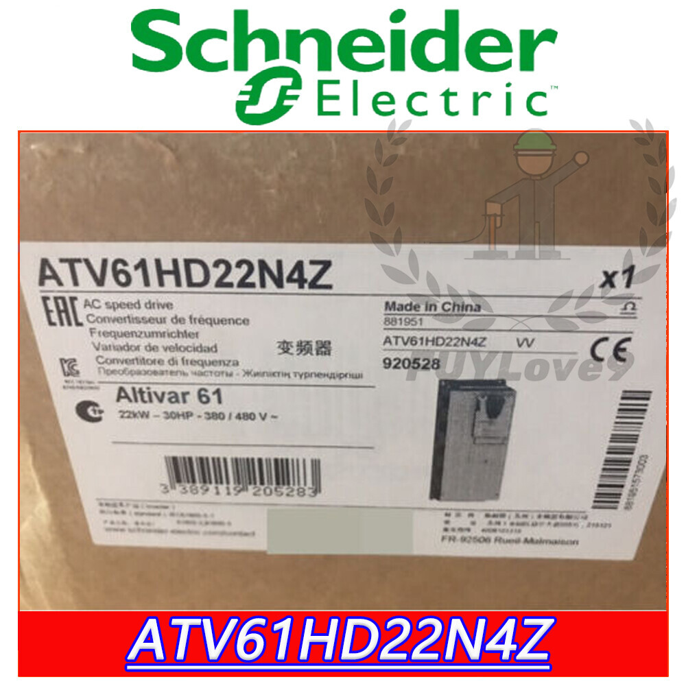New In Box SCHNEIDER ATV61HD22N4Z Inverter 22KW 380V