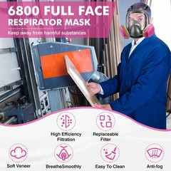 Full Face Respirator with 60926 Filters