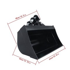 600mm Tilting Bucket Attachment For Mini Excavators Mini Excavator Bucket US