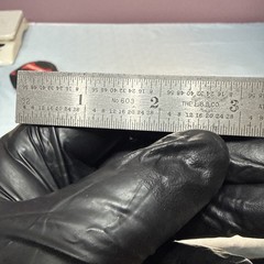 The L.S. S. (Starrett) Co. 6″ No. 603 Athol. Mass. USA Tempered No 4 – Ruler