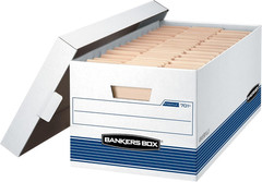 20 Pack STOR/FILE Medium-Duty File Storage Boxes, Fastfold, Lift-Off Lid, Letter