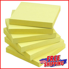 POST IT STICKY NOTES PAD 3×3 Early Buy Bright Color Self Stick 100 Sheet 6 Pads