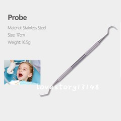 Dental Set Dentist Teeth Oral Clean Probe Tweezers Stainless Steel Tools Choose