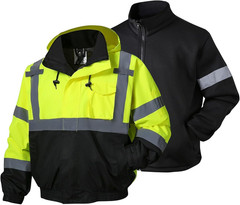 High Visibility Reflective Jackets for Men, Waterproof Safety Jacket for Men wit