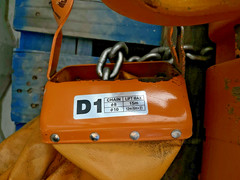 Harrington ER020L 2 Ton 4000LB Electric Chain Hoist 230/460V 3Ph 14 FPM