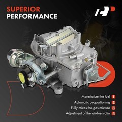 Carburador de dos cuerpos 2100 2150 A800 para Ford 289 302 351