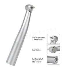 1-10 COXO Dental Fiber Optic LED Turbine Handpiece fit Sirona LED 6H Coupler