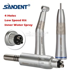 1:1 Dental Low Speed Contra Angle &Air Motor 4 Hole Inner Internal Spray