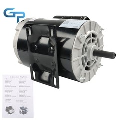 230 V 3.7 HP 3450 RPM Electric Motor Compressor Duty 56 Frame 1 Phase 5/8″ Shaft