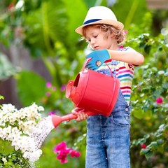 3 Pairs Gardening Gloves for Kids 24 Years, Kids Work Gloves with Late…