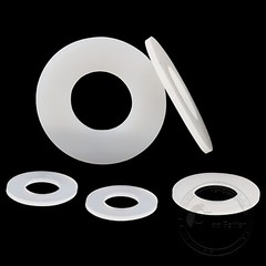 10pcs x Silicone Plain Flat Washer O Rings Sealing Gaskets Ring Food Grade
