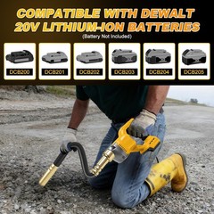 Concrete Vibrating Tool Cordless 600W 6000 RPM 3.6ft Shaft for Dewalt 20V