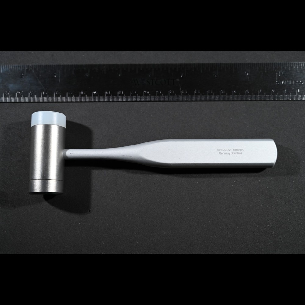 Aesculap MB629R Surgical Mallet Nylon/Metal Faces 26 mm 226 g 7¼ in