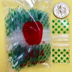 3434 MINI ZIP DESIG BAGS 3/4″ X 3/4″ / 10 DSN PREMIX 1000PCS 2.5MIL READ DETAILS