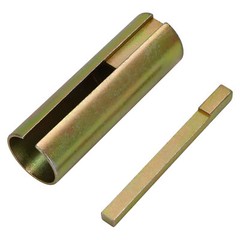 Crank Shaft Adapter Taper to 1″ Inch Generator Pressure Washer Engine w/ Key