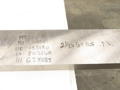 S7 Tool Steel Rectangle Flat Bar 2-1/2″ x 6″ x 81″ 350Lbs