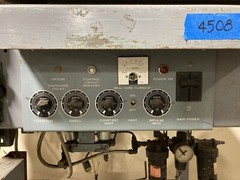 Semi automatic Shanklin S-23C L-Sealer with take away belt and power film feed