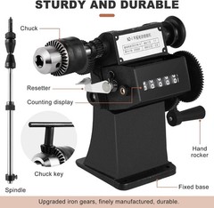 Manual Coil Winding Machine 1/16″- 1/2″ Hand Coil Winder with Counter for Spiral